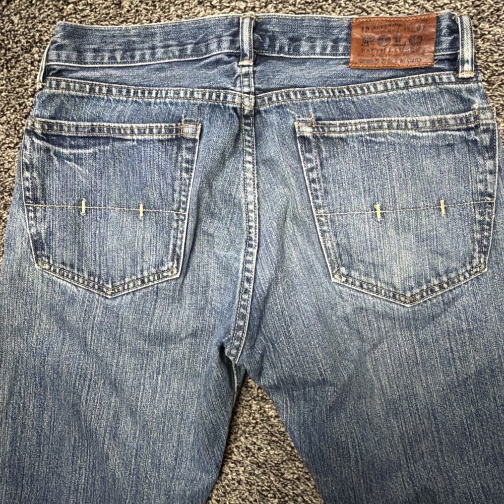 Vintage Polo Ralph Lauren Jeans Mens 32x30 Classic 867 Straight Leg Y2K Denim - Picture 5 of 9
